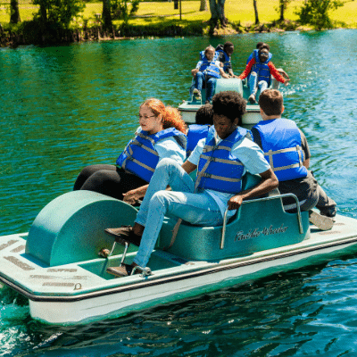 adolescence on paddleboat