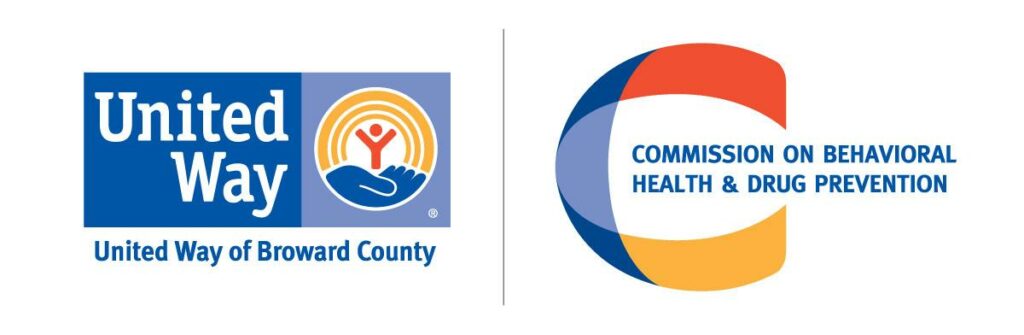 United way logo and commission on behavioral health & drug prevention