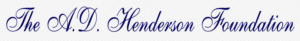 A.D. HENDERSON FOUNDATION LOGO