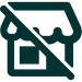 FAST REPLACEMENT house with line through it icon