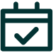ON-TIME PAYMENTS calendar check icon